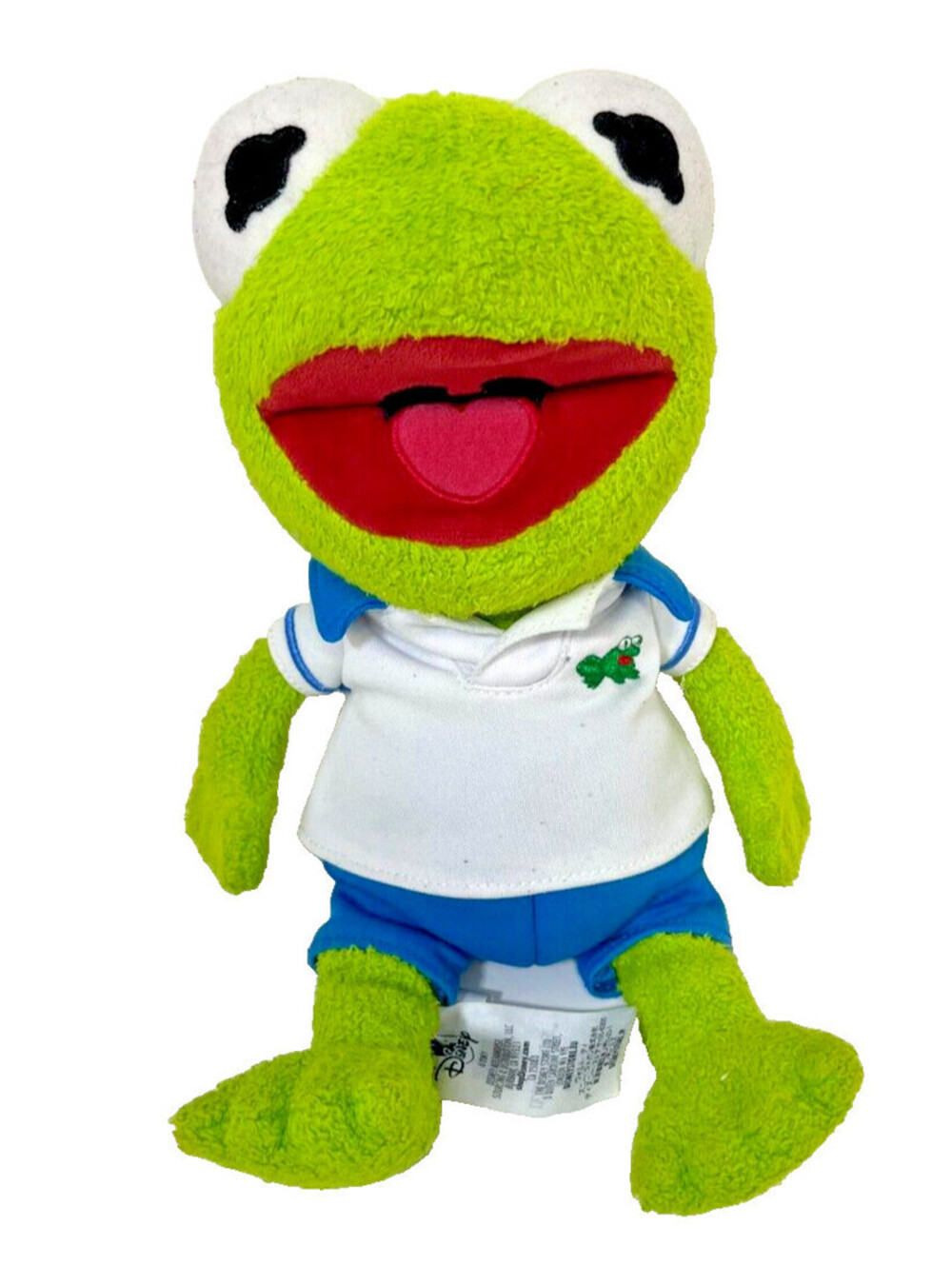DISNEY KERMIT THE FROG MUPPET BABIES SOFT TOY PLUSH